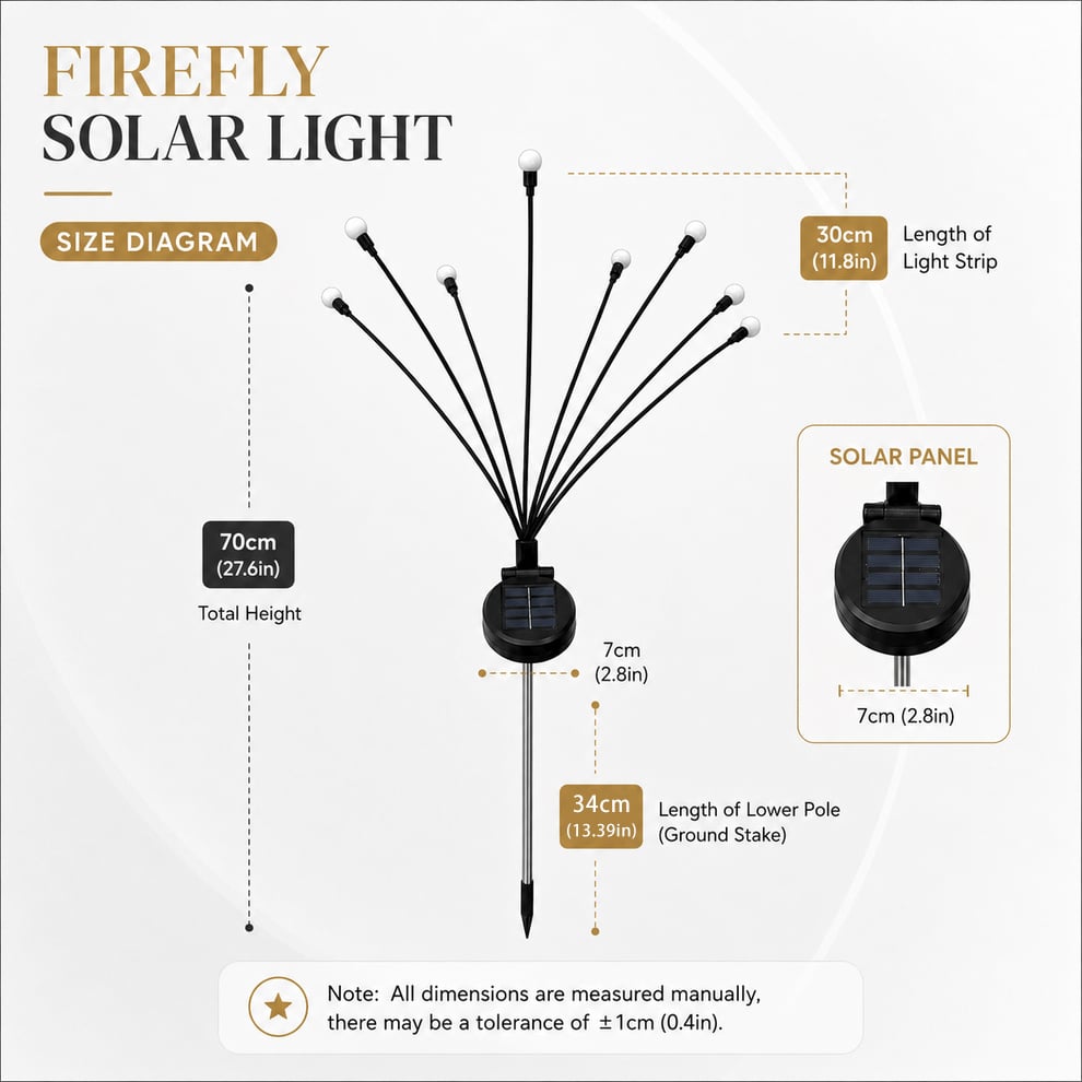 Solar Firefly Garden Stake Lightsπ‘