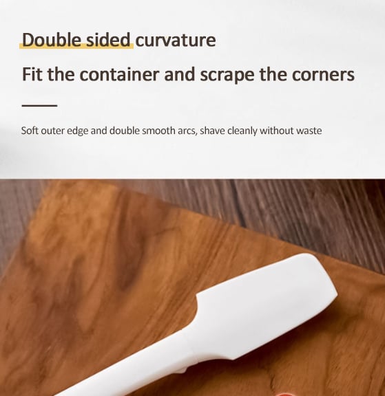 2 in 1 high temperature resistant baking scraper