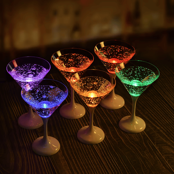 (🌲EARLY CHRISTMAS SALE - 50% OFF)LED Light Up Cups Wine Champagne Glass