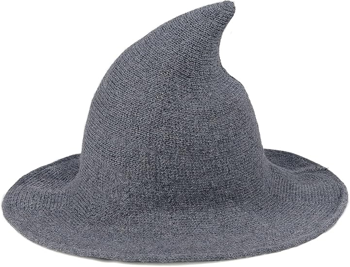 🔥Last Day 49% OFF👻Women Gothic Knitting Black Wizard Hat