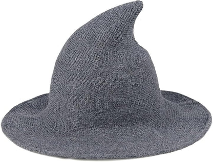 🔥Last Day 49% OFF👻Women Gothic Knitting Black Wizard Hat