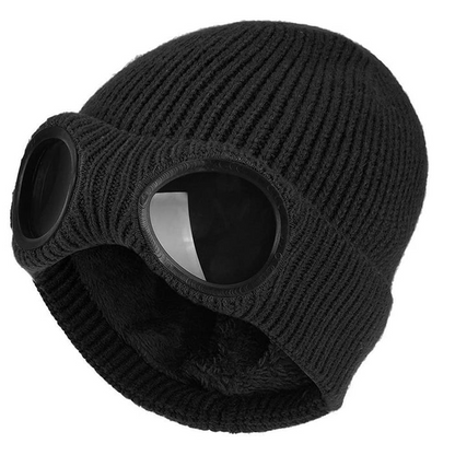 🎄 Christmas Winter Sale 49% OFF - Goggle Knitted Beanie Hat