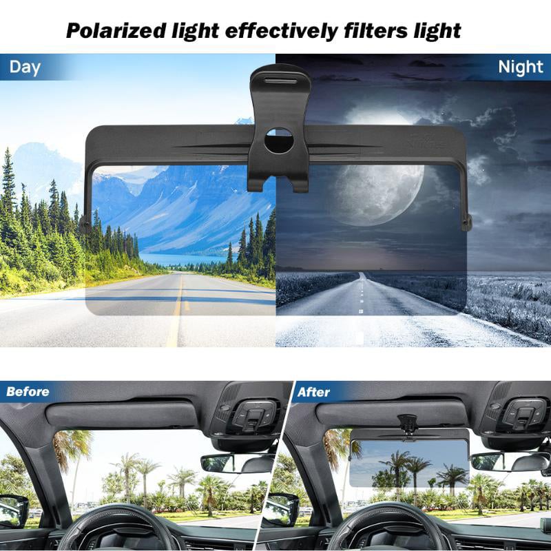 🔥LAST DAY SALE 49% OFF🚗Universal Car Sun Visor With Polarized Glare Protection