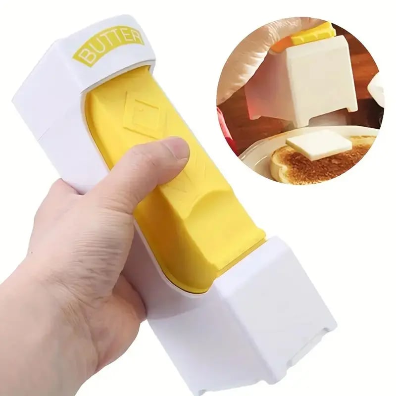 🔥Last Day 49% OFF🧈Butter Cutter & Keeper - Push-Button Slicer for Clean, Even Pats