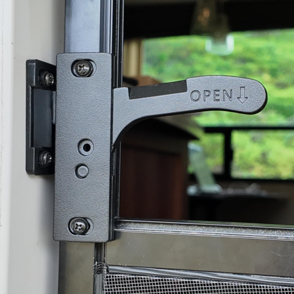 💪SELLING FAST! 49% OFF🚗Aluminum RV Screen Door Handle Replacement Latch Kit
