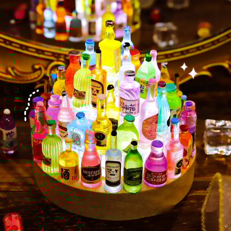 ✨Creative glowing decoration - 🍻DIY Wine Bottle Lamp