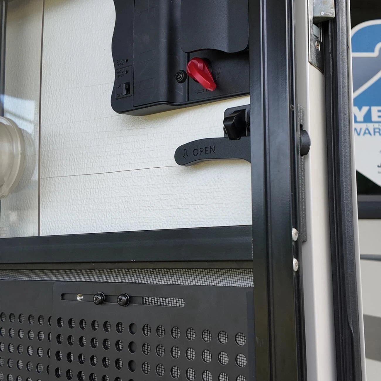 💪SELLING FAST! 49% OFF🚗Aluminum RV Screen Door Handle Replacement Latch Kit