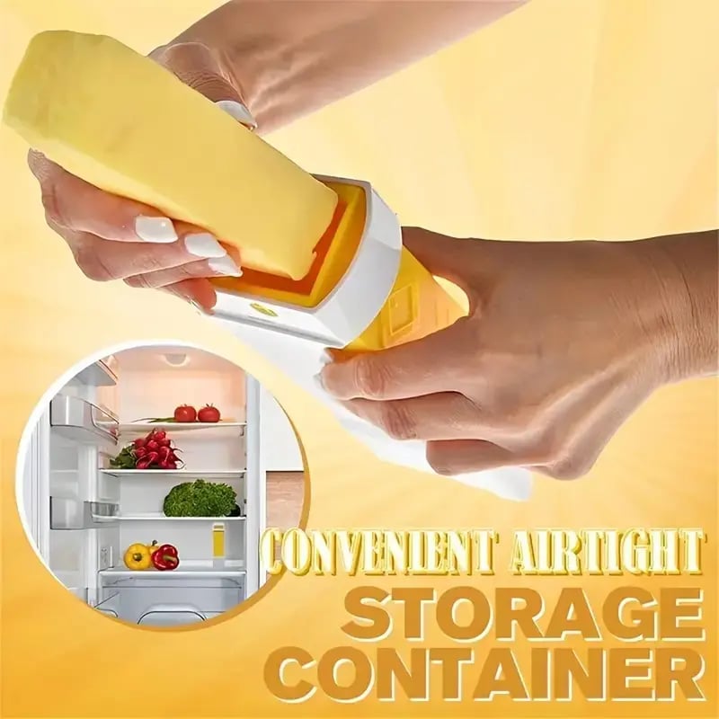 🔥Last Day 49% OFF🧈Butter Cutter & Keeper - Push-Button Slicer for Clean, Even Pats