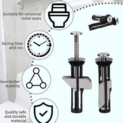 🔥Last Day 49% OFF🔥Heavy Duty Toilet Seat Fastener Bolt Kit (A Set of 2 Pcs)