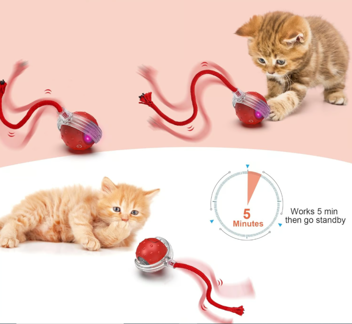 😻This Week's Special Offer 49% OFF - Automatic Interactive Pet Toys Ball