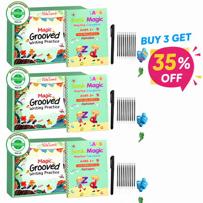 💥LAST DAY SALE 50%OFF📚MagicBook | Kids Practice Copybook Set (4Pcs/Set)