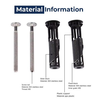 🔥Last Day 49% OFF🔥Heavy Duty Toilet Seat Fastener Bolt Kit (A Set of 2 Pcs)