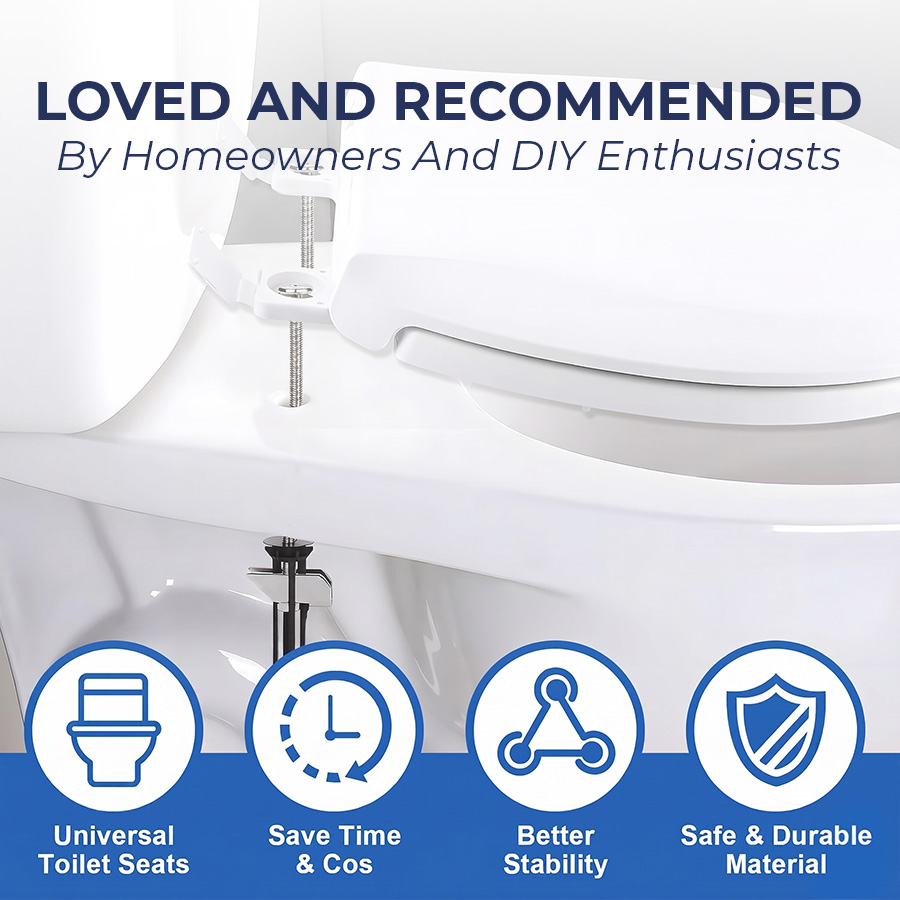 🔥Last Day 49% OFF🔥Heavy Duty Toilet Seat Fastener Bolt Kit (A Set of 2 Pcs)