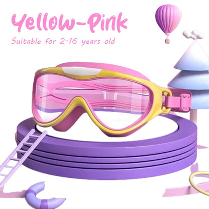 🎉Last Day Promotion 54% OFF-🔥HD children's large frame waterproof and anti-fog swimming goggles