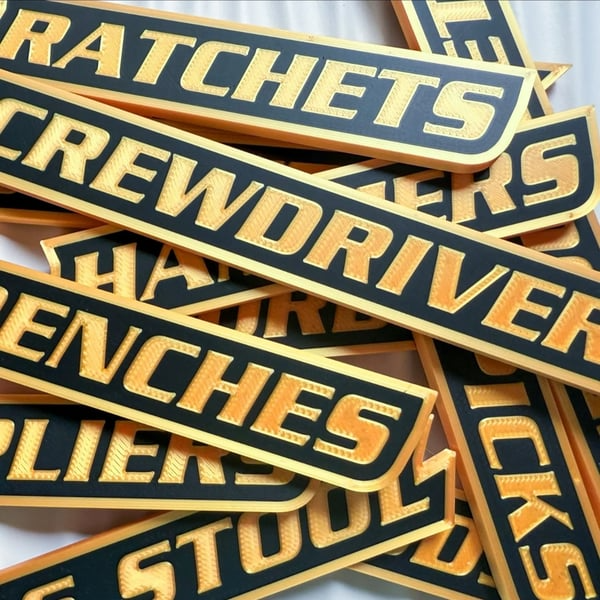 🔥Hot Sale 49% Off - 12-Pack Personalized Magnetic Toolbox Labels