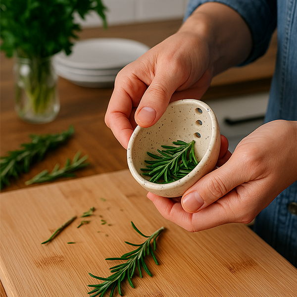 🔥Pottery Herb Stripper Bowl - BUY 3 GET 20% OFF&FREE SHIPPING
