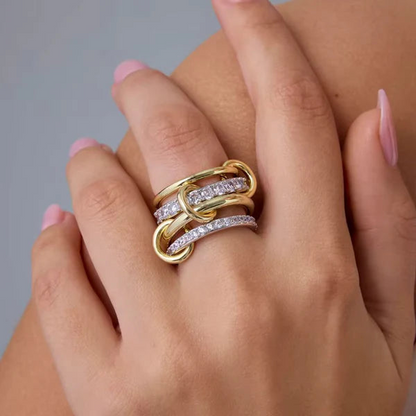 💍Where Classic Meets Contemporary: The 4-in-1 Harmony Ring