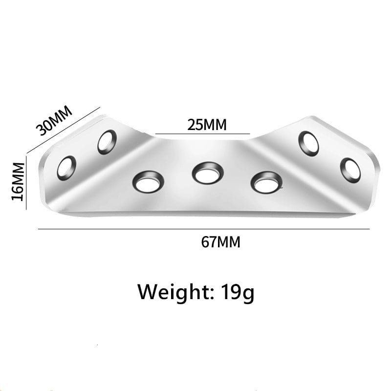 Universal Stainless Steel Triangle Furniture Connector