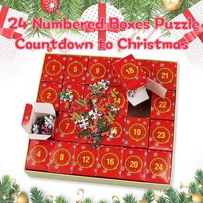 2025 Advent Calendar Christmas Jigsaw Puzzles