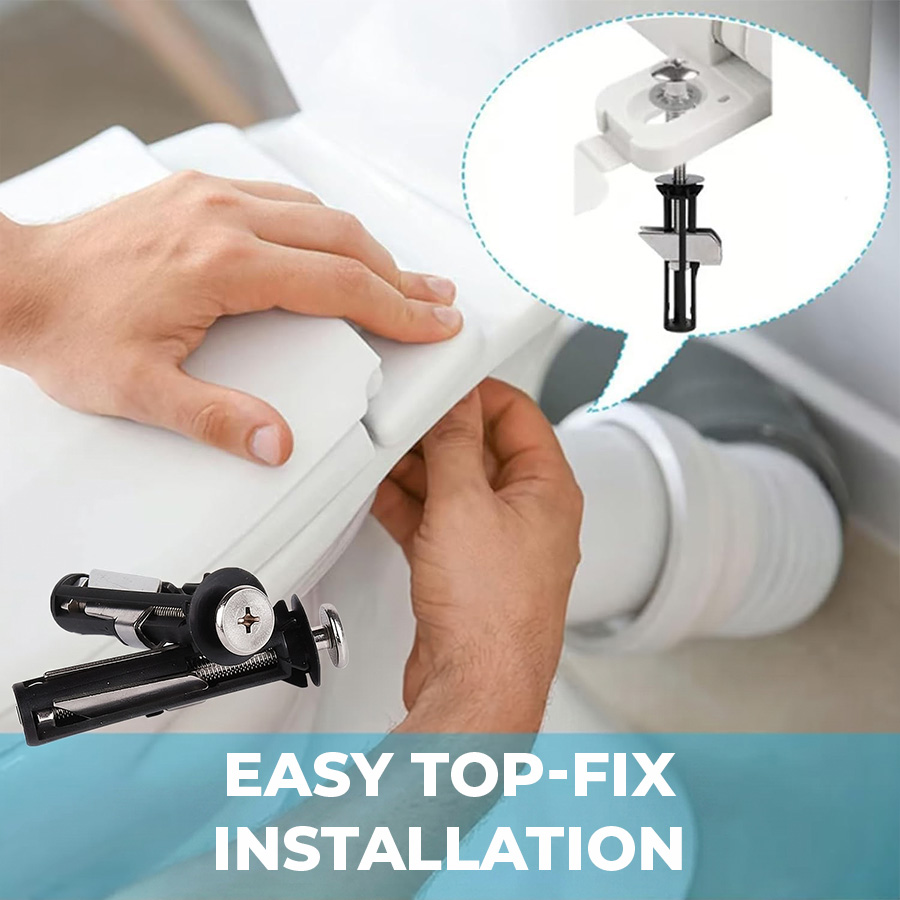 🔥Last Day 49% OFF🔥Heavy Duty Toilet Seat Fastener Bolt Kit (A Set of 2 Pcs)