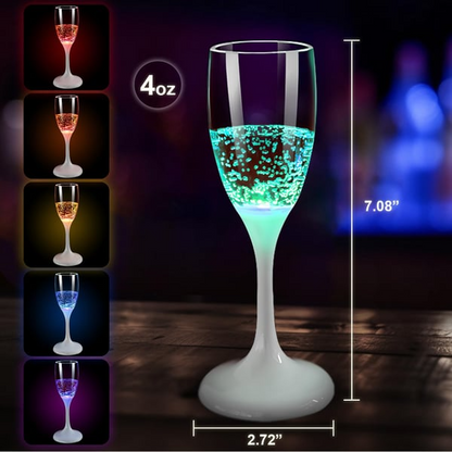 (🌲EARLY CHRISTMAS SALE - 50% OFF)LED Light Up Cups Wine Champagne Glass