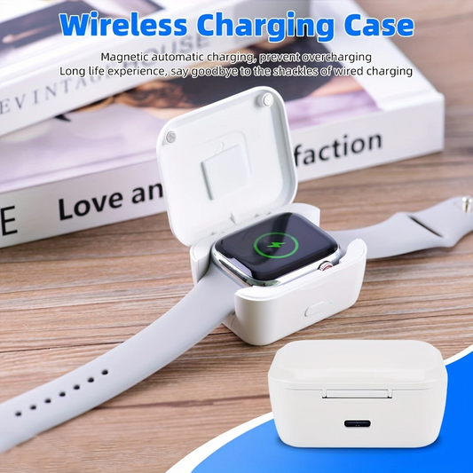 🔥Portable Watch Wireless Charging Bank - Works with Apple Watch Series 1-10