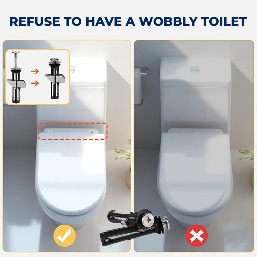 🔥Last Day 49% OFF🔥Heavy Duty Toilet Seat Fastener Bolt Kit (A Set of 2 Pcs)