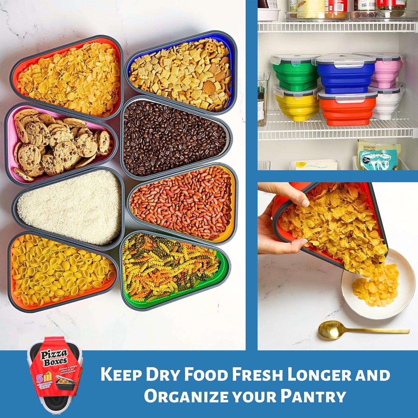 Pizza storage container - no more pizza boxes in the fridge🍕