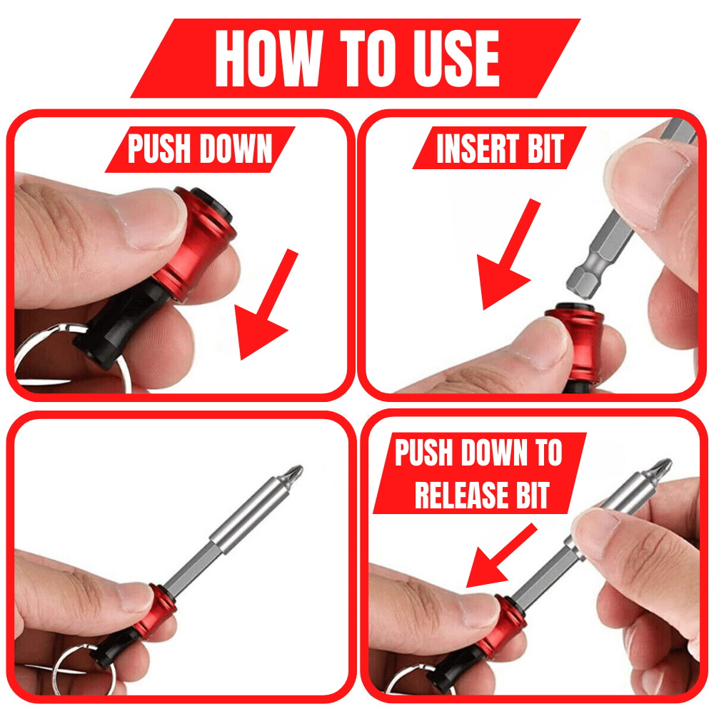 🔥Hot Sale 49% Off - 1/4" Hexagonal screwdriver head bracket hiking buckle