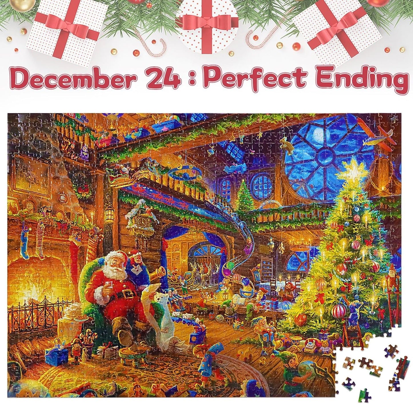 2025 Advent Calendar Christmas Jigsaw Puzzles