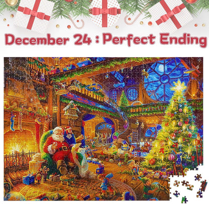 2025 Advent Calendar Christmas Jigsaw Puzzles