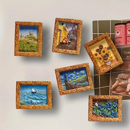💖Van Gogh Inspired Fridge Magnet Set