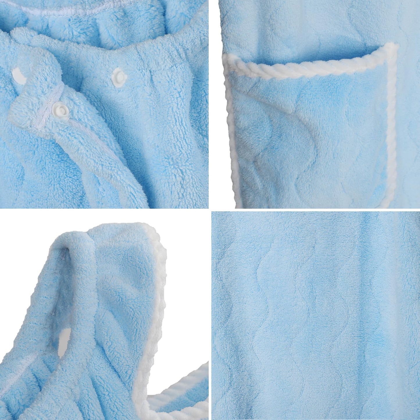 🛁Sling Wrap Coral Fleece Absorbent Bath Skirt