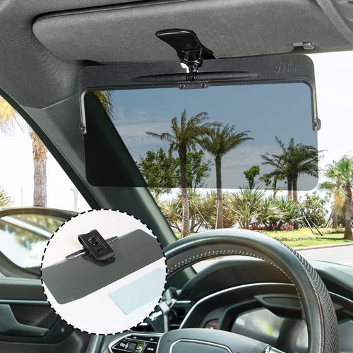🔥LAST DAY SALE 49% OFF🚗Universal Car Sun Visor With Polarized Glare Protection