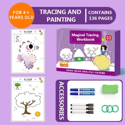 Last Day 67% OFF - Magical Tracing Workbook Set