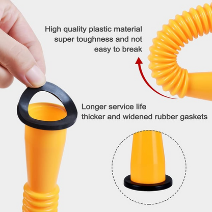 🔥 LAST DAY 49% OFF – Leak-Proof Flexible Gas Can Spout | Clean, Easy Pour for Most 1/2/5/10 Gal Cans