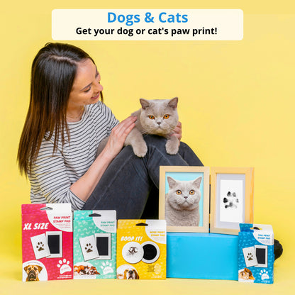 🐾 Pet Nose and Paw Print Keepsake Kit