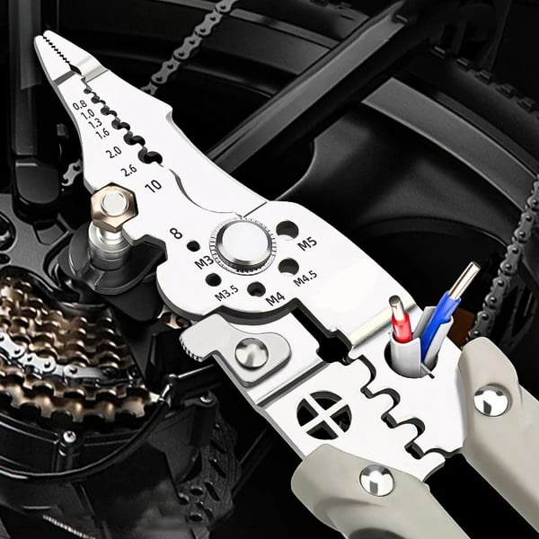🔥LAST DAY 49% OFF - Multifunctional Wire Stripper Crimper Cable Cutter Pliers