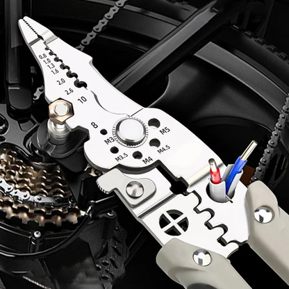 🔥LAST DAY 49% OFF - Multifunctional Wire Stripper Crimper Cable Cutter Pliers