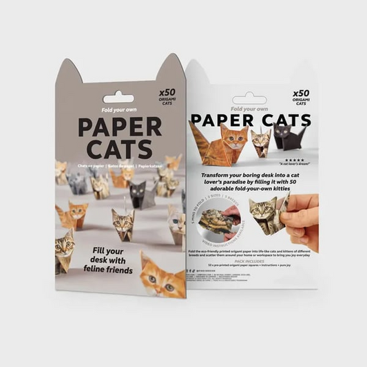 🎄Christmas Sales 49% OFF -😻✨Easy DIY Paper Cats Kit | Guided Lines & Instructions Included