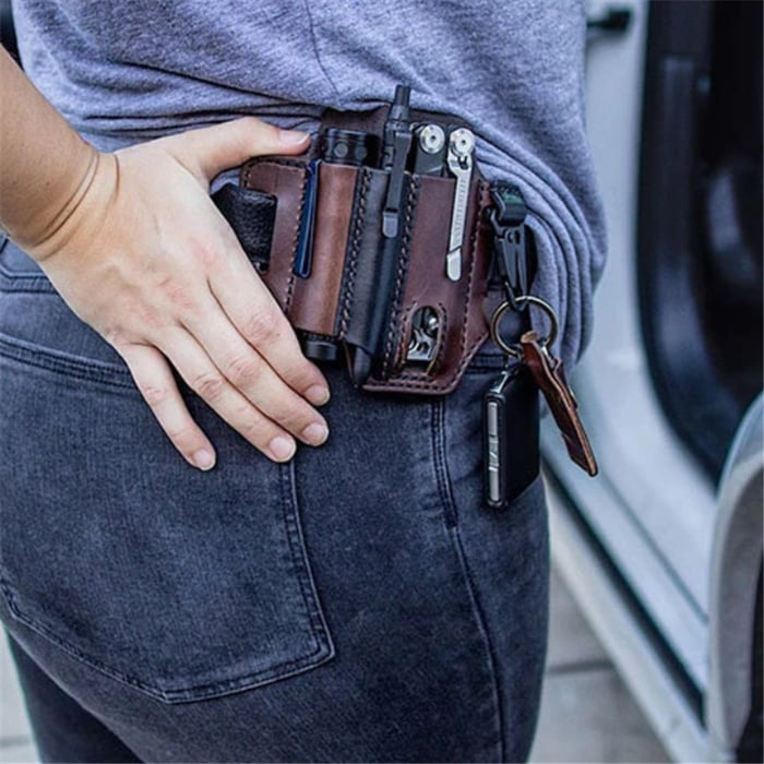 🎁Hot Sale 50% OFF⏳ - Tactical Multi Tool Belt Leather Bag