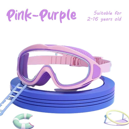 🎉Last Day Promotion 54% OFF-🔥HD children's large frame waterproof and anti-fog swimming goggles