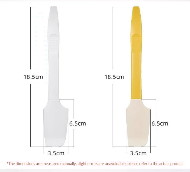 2 in 1 high temperature resistant baking scraper