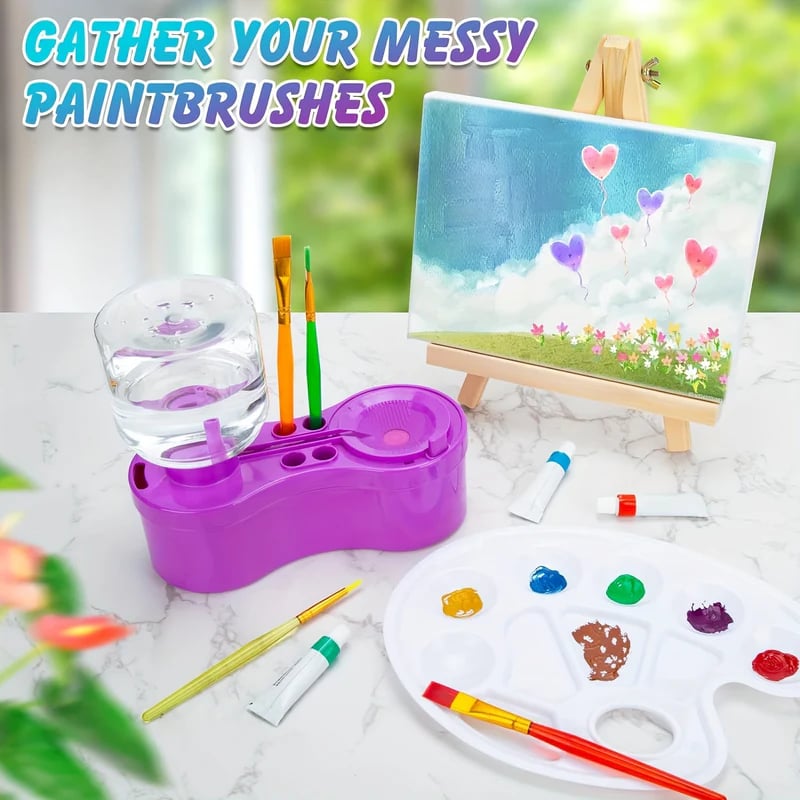 🎨LAST DAY SALE 49% OFF🔥Universal Crafts Paint Brush Cleaner Rinse Cup