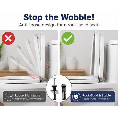 🔥Last Day 49% OFF🔥Heavy Duty Toilet Seat Fastener Bolt Kit (A Set of 2 Pcs)