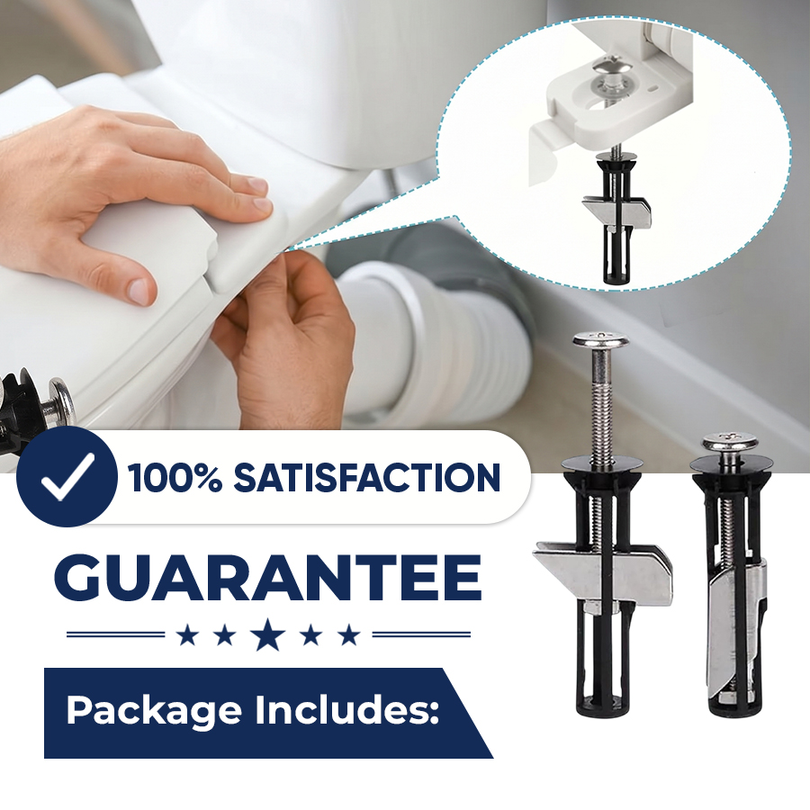 🔥Last Day 49% OFF🔥Heavy Duty Toilet Seat Fastener Bolt Kit (A Set of 2 Pcs)