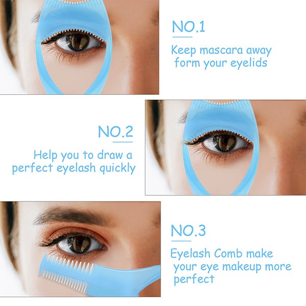 🔥BUY 1 GET 1 FREE - 3 in 1 Eyelashes Tools Mascara Shield Applicator Guard