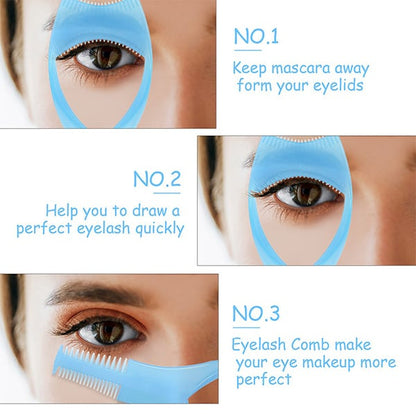 🔥BUY 1 GET 1 FREE - 3 in 1 Eyelashes Tools Mascara Shield Applicator Guard