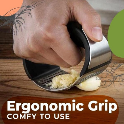 (🔥2025 New Year Hot Sale) Stainless Steel Garlic Presser