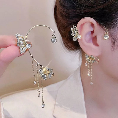 Butterfly Tassel Style Zircon Earrings | Perfect Gift